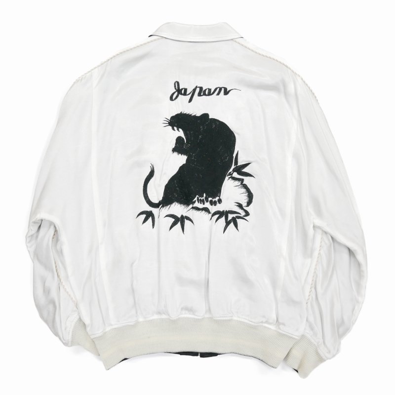 画像2: DAIRIKU/Reversible Ska Jumper（White x Black） 【30%OFF】［リバーシブルスカジャン-23秋冬］