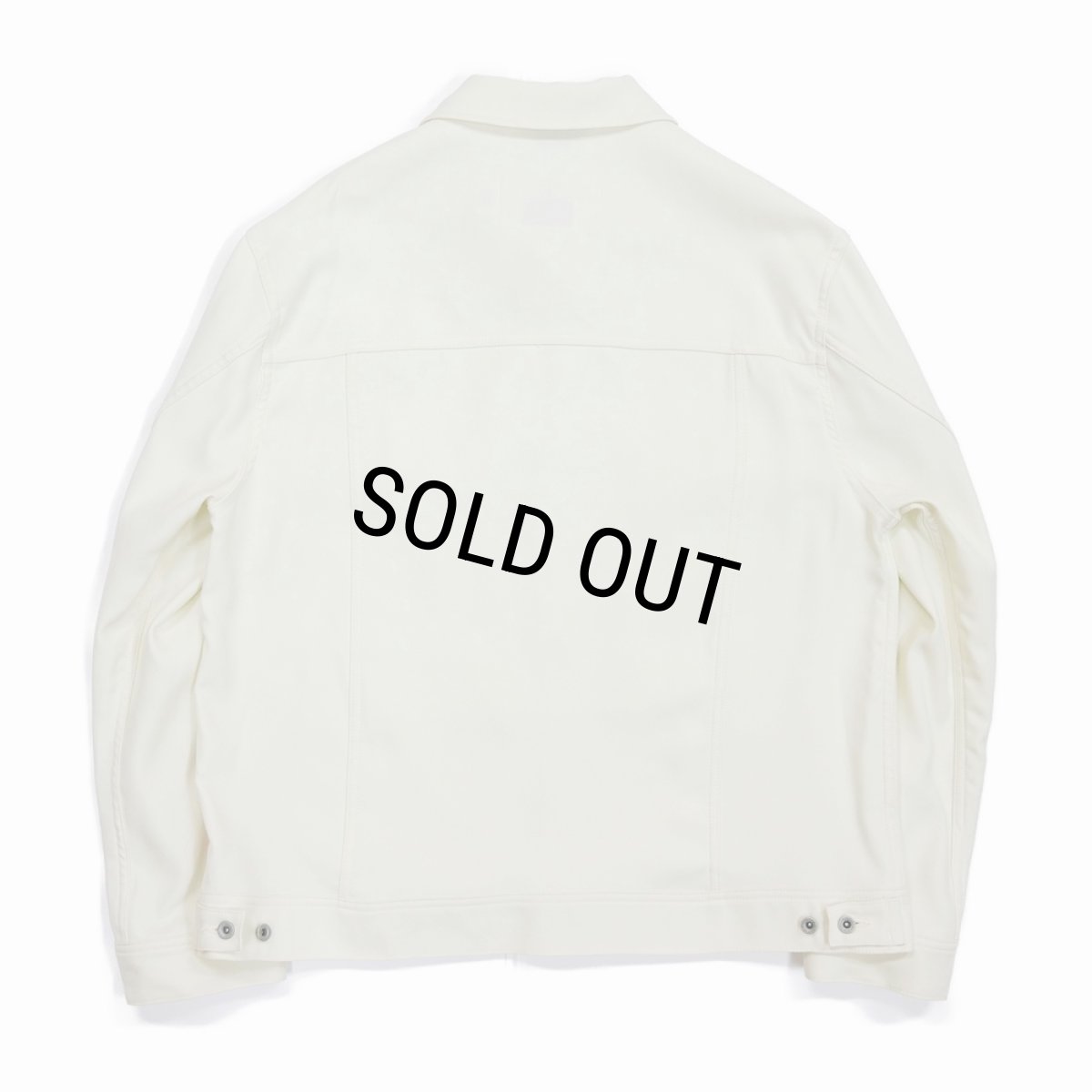 画像2: 【60%OFF】DAIRIKU/Polyester Jacket（White）［ポリエステルJKT-23秋冬］ (2)