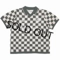 DAIRIKU/Lame Soccer Uniform Knit Pullover（Beige Check） 【30%OFF】［ラメサッカーユニフォームニット-23秋冬］