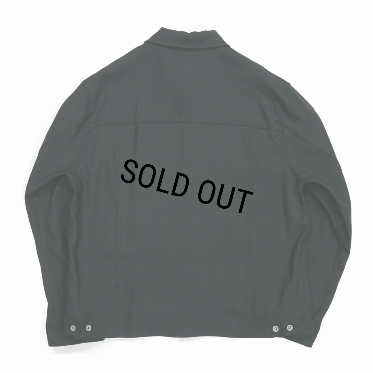 画像2: DAIRIKU/Polyester Jacket（Black）［ポリエステルJKT-23秋冬］ (2)