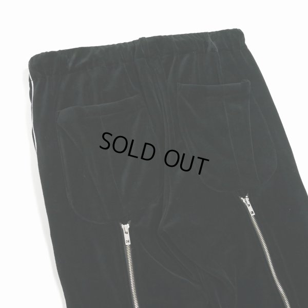 画像4: DAIRIKU/Velour Track Pants（Black） 【30%OFF】［ベロアトラックパンツ-23秋冬］