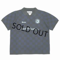 DAIRIKU/Lame Soccer Uniform Knit Pullover（Navy Check）［ラメサッカーユニフォームニット-23秋冬］