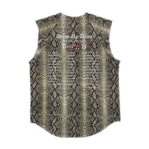 他の写真2: 【40%OFF】DAIRIKU/"Python" No-Sleeve Tour Tee（Python）［ノースリーブツアーT-23秋冬］