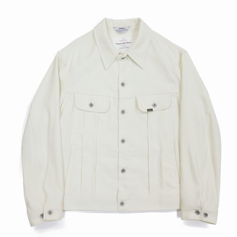 画像1: 【50%OFF】DAIRIKU/Polyester Jacket（White）［ポリエステルJKT-23秋冬］