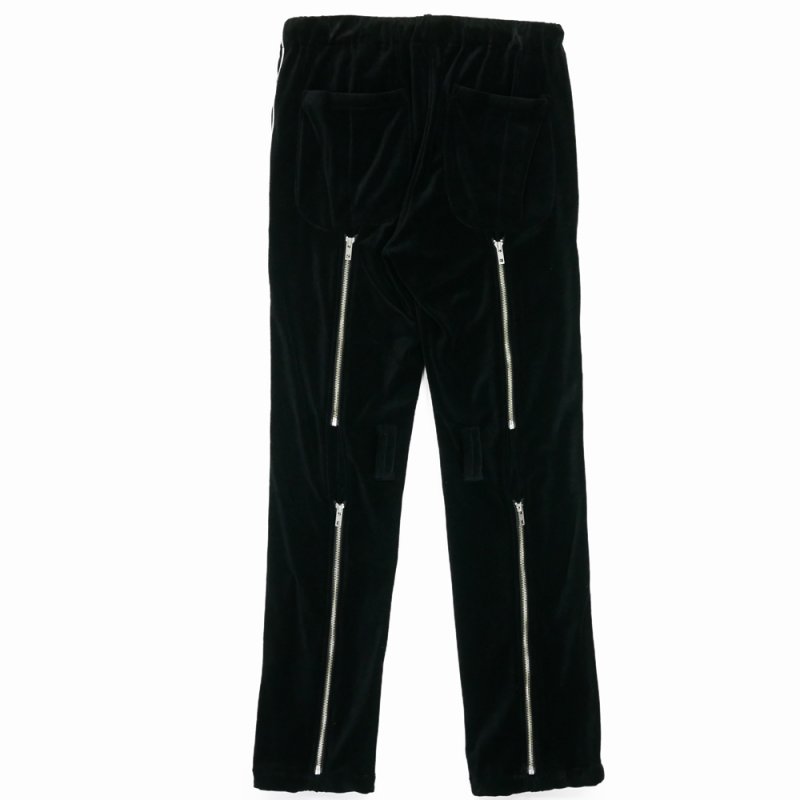 画像2: DAIRIKU/Velour Track Pants（Black） 【30%OFF】［ベロアトラックパンツ-23秋冬］