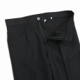 画像4: DAIRIKU/"Flare" Pressed Pants（Black）［"フレア"スタプレパンツ-23秋冬］ (4)