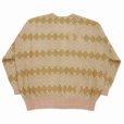 画像2: 【40%OFF】DAIRIKU/Mohair Border Cardigan（Beige & Green）［モヘアボーダーカーディガン-23秋冬］ (2)