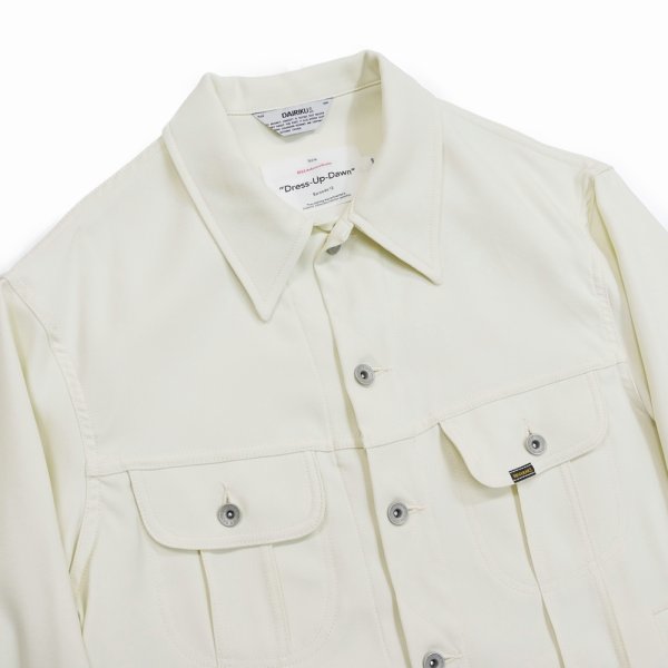画像3: DAIRIKU/Polyester Jacket（White） 【30%OFF】［ポリエステルJKT-23秋冬］
