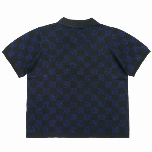 他の写真2: DAIRIKU/Lame Soccer Uniform Knit Pullover（Navy Check）［ラメサッカーユニフォームニット-23秋冬］