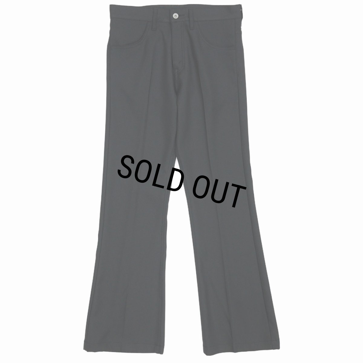 画像2: DAIRIKU/"Flare" Pressed Pants（Black）［"フレア"スタプレパンツ-23秋冬］ (2)