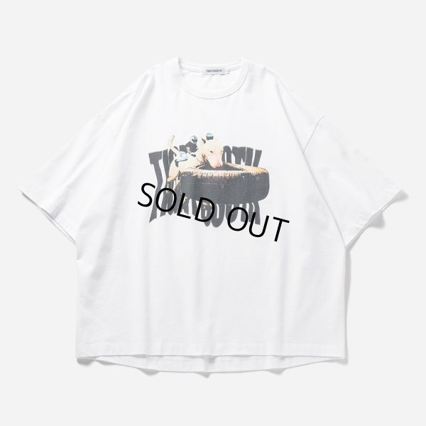 画像1: TIGHTBOOTH/BITE IT T-SHIRT（White） 【30%OFF】［プリントT-23夏］