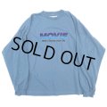 DAIRIKU/"MOVIE" Tee（Aqua）［刺繍長袖T-23秋冬］
