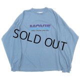DAIRIKU/"MOVIE" Tee（Aqua）［刺繍長袖T-23秋冬］