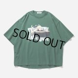 TIGHTBOOTH/BITE IT T-SHIRT（Green）［プリントT-23夏］