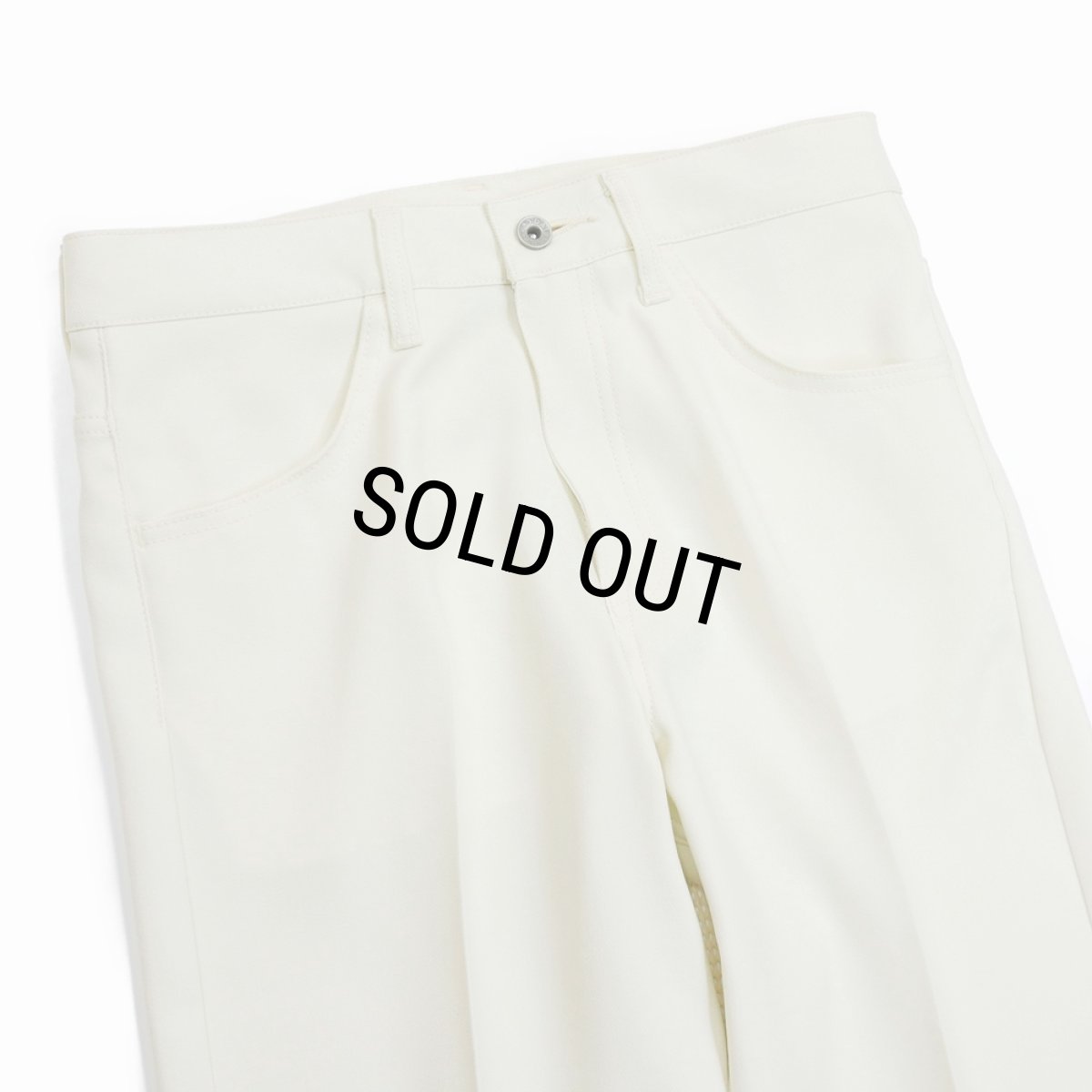 画像3: DAIRIKU/"Straight" Pressed Pants（White） 【30%OFF】［"ストレート"スタプレパンツ-23秋冬］ (3)