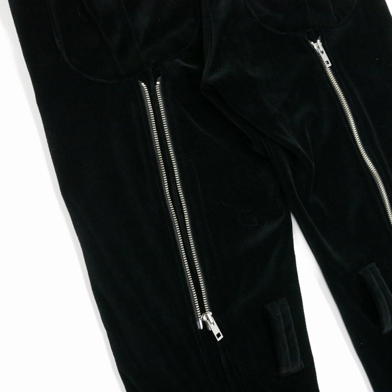 画像3: DAIRIKU/Velour Track Pants（Black） 【30%OFF】［ベロアトラックパンツ-23秋冬］