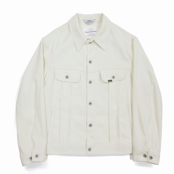 画像1: DAIRIKU/Polyester Jacket（White） 【30%OFF】［ポリエステルJKT-23秋冬］