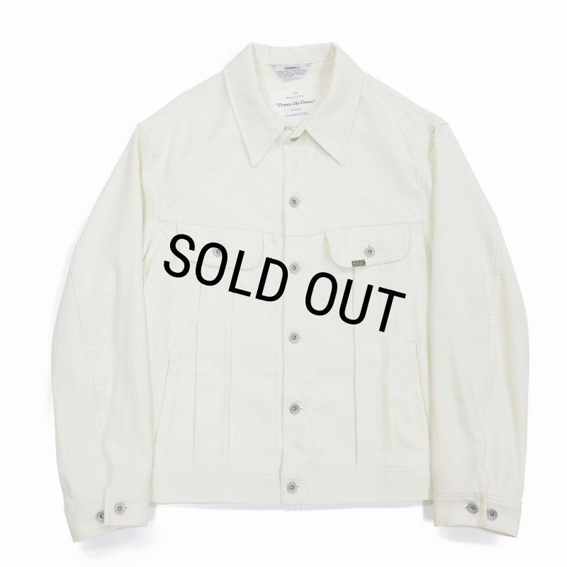 ジャケット・アウター DAIRIKU Regular Polyester Jacket 60%OFF】DAIRIKU/Polyester Jacket（White）［ポリエステルJKT-23秋冬