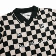 画像3: DAIRIKU/Lame Soccer Uniform Knit Pullover（Beige Check）［ラメサッカーユニフォームニット-23秋冬］ (3)