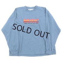 DAIRIKU/"MUSIC" Tee（Aqua）［刺繍長袖T-23秋冬］
