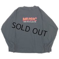 DAIRIKU/"MUSIC" Tee（Black）［刺繍長袖T-23秋冬］