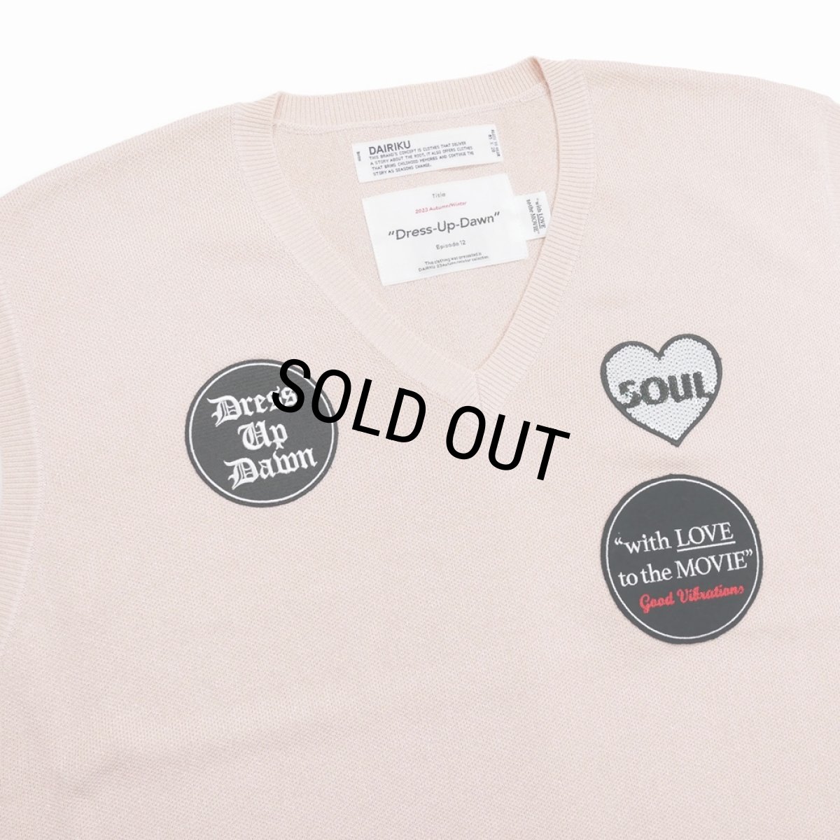 画像3: 【40%OFF】DAIRIKU/Lame Knit Vest（Pink）［ラメニットベスト-23秋冬］ (3)