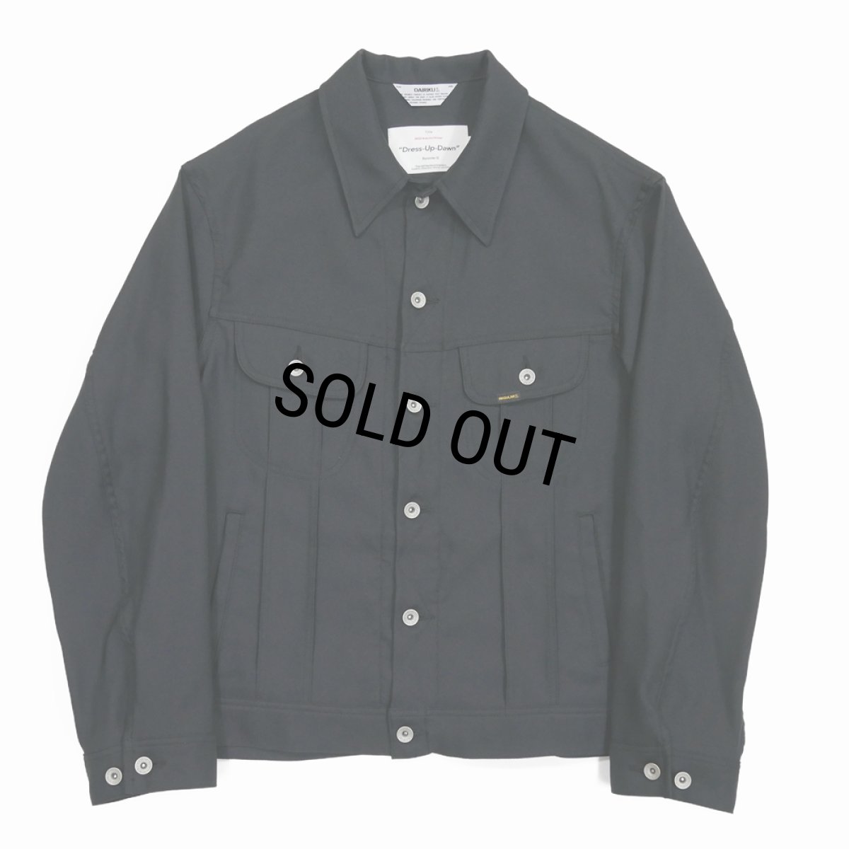 画像1: DAIRIKU/Polyester Jacket（Black）［ポリエステルJKT-23秋冬］ (1)