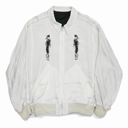 他の写真1: DAIRIKU/Reversible Ska Jumper（White x Black） 【30%OFF】［リバーシブルスカジャン-23秋冬］