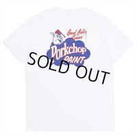 PORKCHOP/PORKCHOP PAINT TEE（WHITE）［プリントT-23春夏］