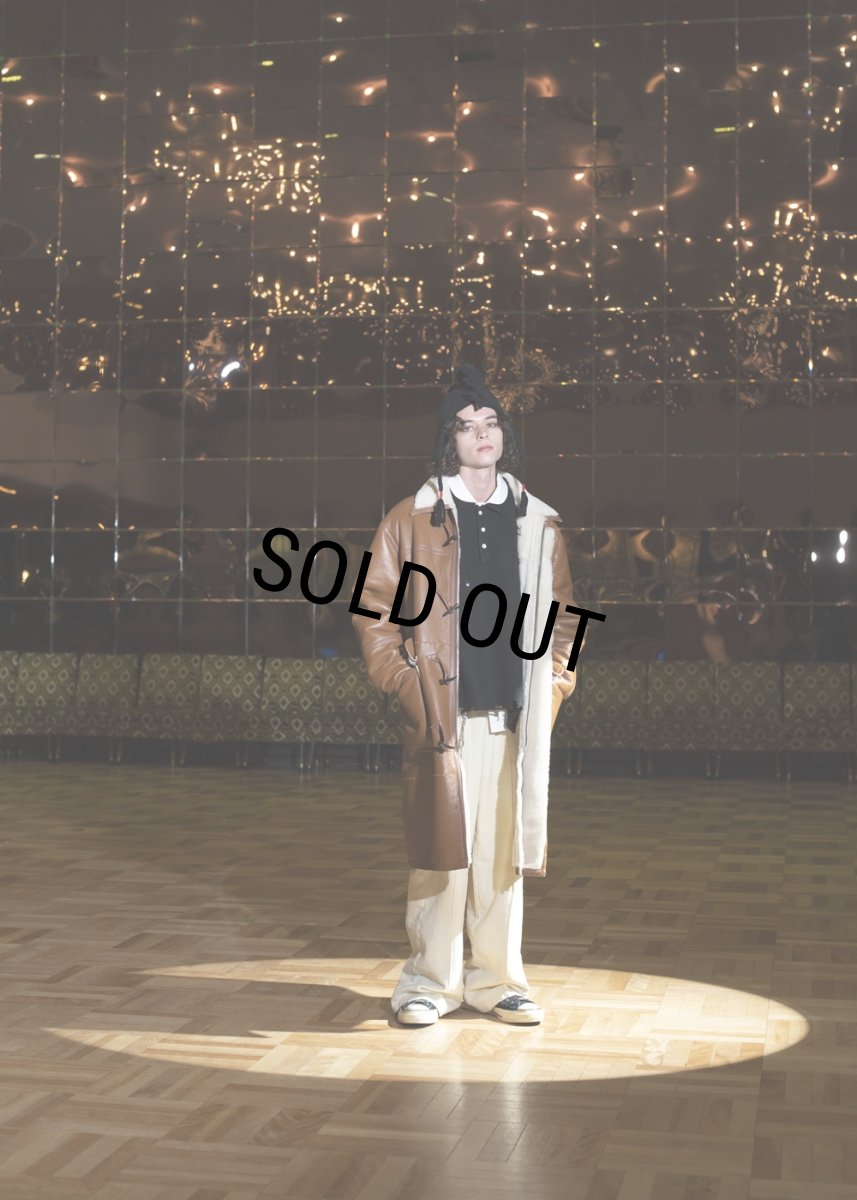 画像5: DAIRIKU/Fulling Damage Tite Polo Knit（Black） 【40%OFF】［ダメージポロニット-23秋冬］ (5)