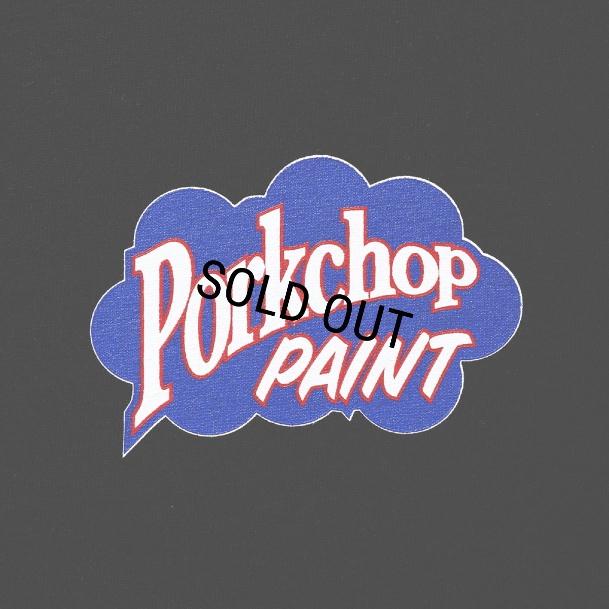 画像3: PORKCHOP/PORKCHOP PAINT TEE（BLACK）［プリントT-23春夏］ (3)