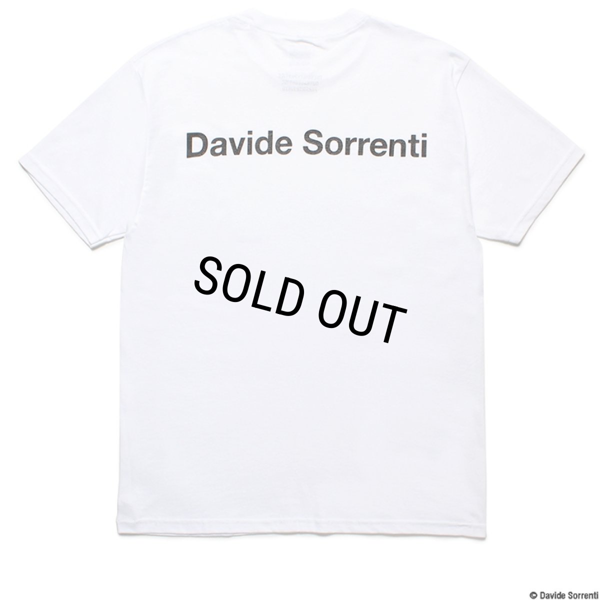画像2: WACKO MARIA/DAVIDE SORRENTI / T-SHIRT（WHITE）［プリントT-23秋冬］ (2)