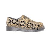 WACKO MARIA/Dr.Martens / 1461 WACKO MARIA（BEIGE）［レオパードハラコ3ホールシューズ-23秋冬］