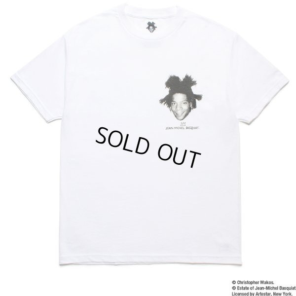 画像1: WACKO MARIA/JEAN-MICHEL BASQUIA / T-SHIRT（WHITE）［プリントT-23秋冬］