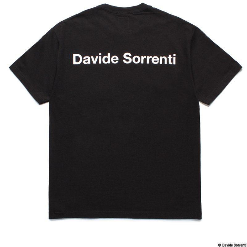 画像2: WACKO MARIA/DAVIDE SORRENTI / T-SHIRT（BLACK）［プリントT-23秋冬］