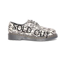 WACKO MARIA/Dr.Martens / 1461 WACKO MARIA（WHITE）［レオパードハラコ3ホールシューズ-23秋冬］
