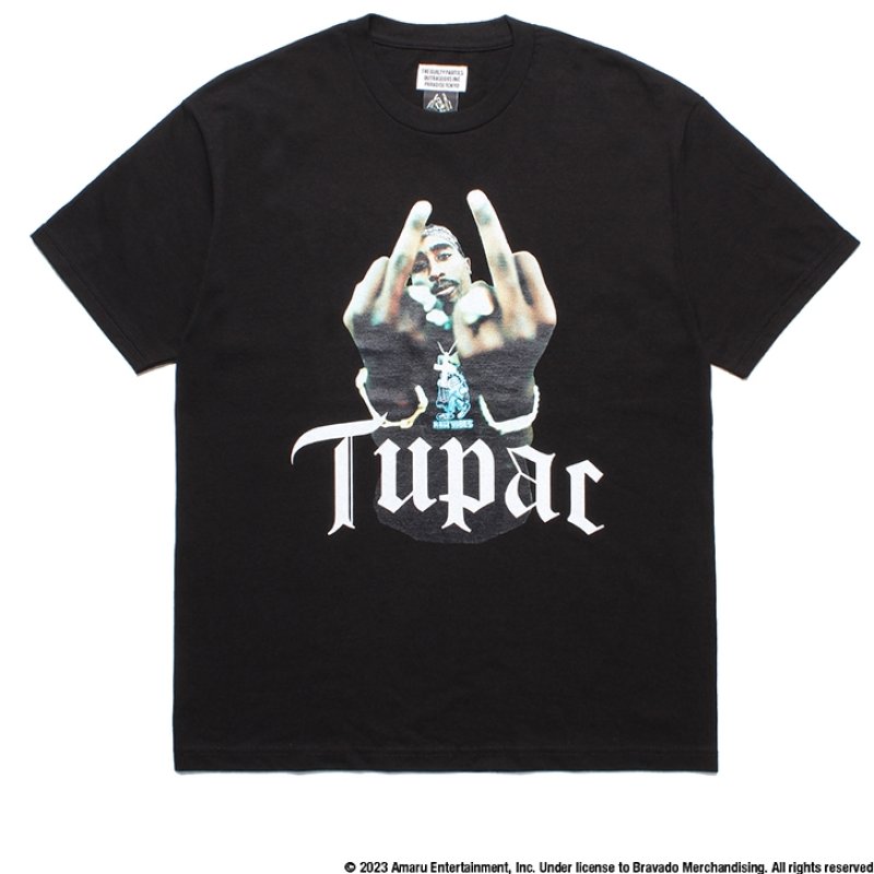 画像1: WACKO MARIA/2PAC / T-SHIRT（BLACK）［プリントT-23秋冬］