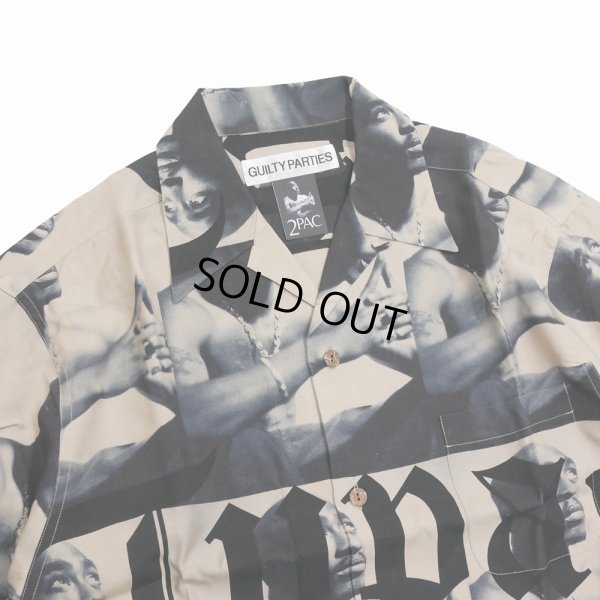 画像2: WACKO MARIA/2PAC / HAWAIIAN SHIRT（BEIGE）［ハワイアンシャツ-23秋冬］