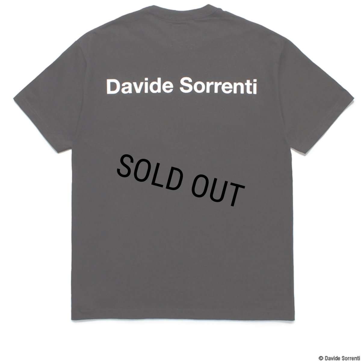 画像2: WACKO MARIA/DAVIDE SORRENTI / T-SHIRT（BLACK）［プリントT-23秋冬］ (2)