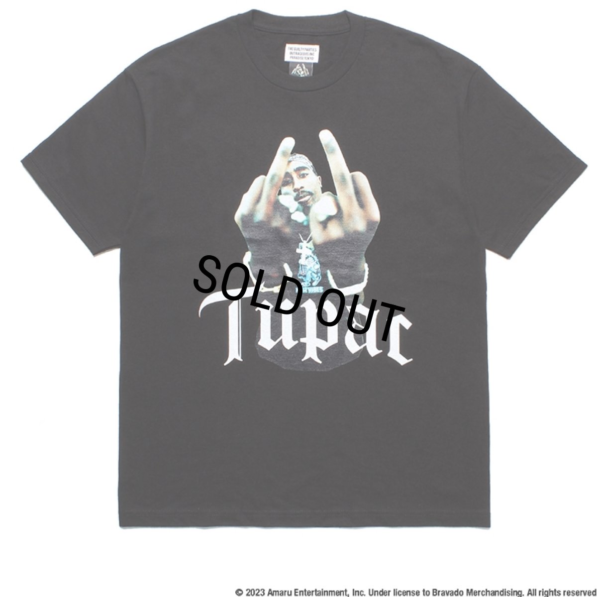 画像1: WACKO MARIA/2PAC / T-SHIRT（BLACK）［プリントT-23秋冬］ (1)