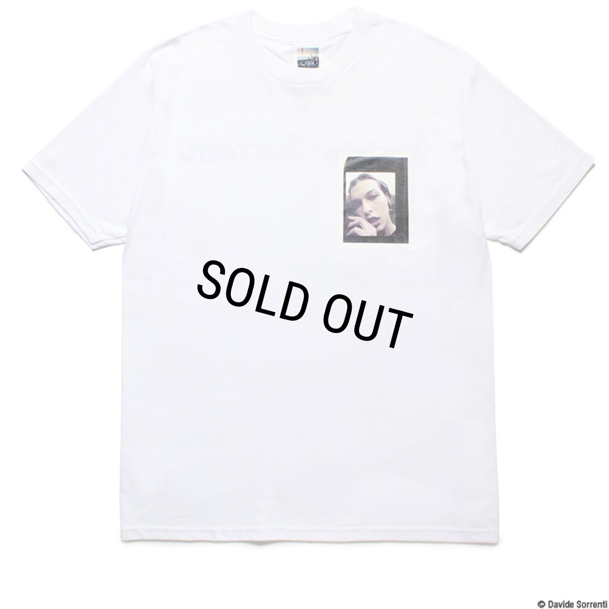 画像1: WACKO MARIA/DAVIDE SORRENTI / T-SHIRT（WHITE）［プリントT-23秋冬］ (1)