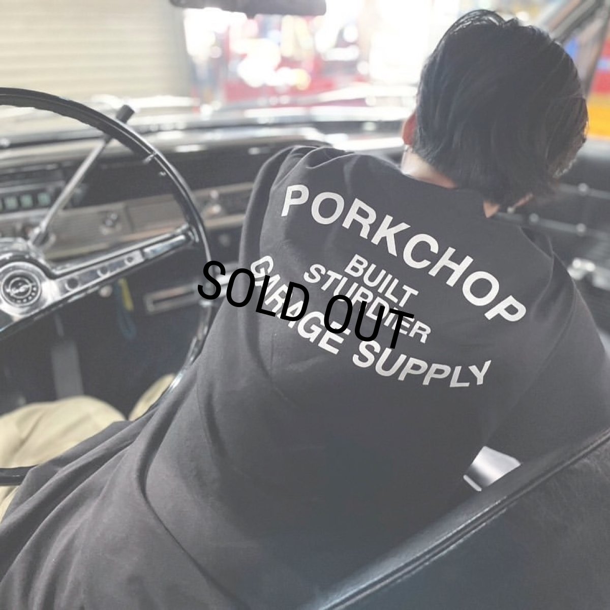 画像6: PORKCHOP/WILD PORK TEE（BLACK）［プリントT-23秋冬］ (6)