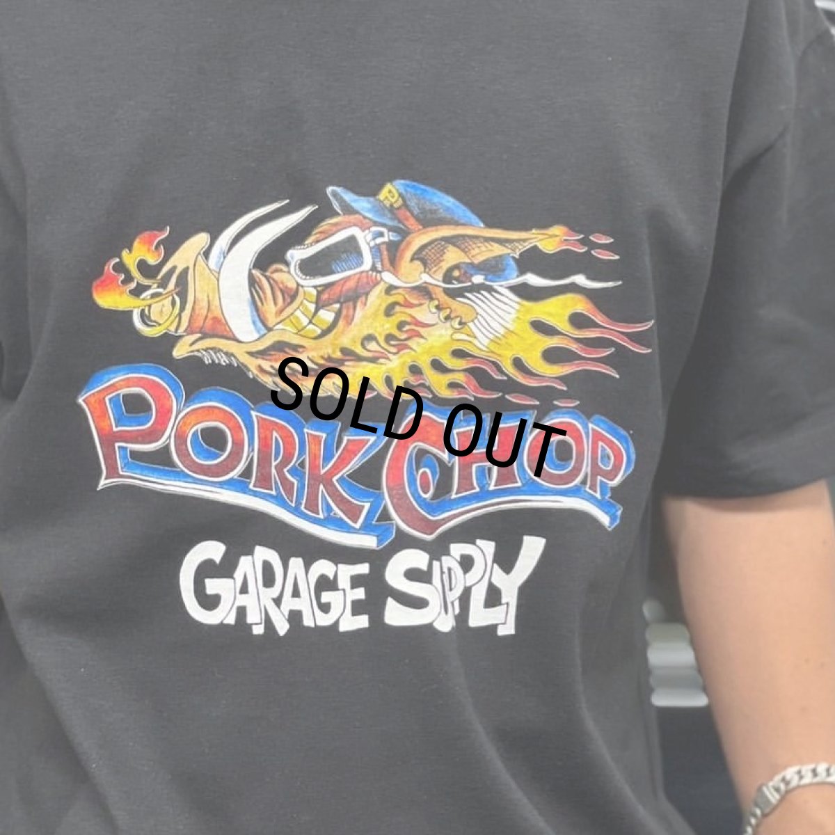 画像5: PORKCHOP/WILD PORK TEE（BLACK）［プリントT-23秋冬］ (5)