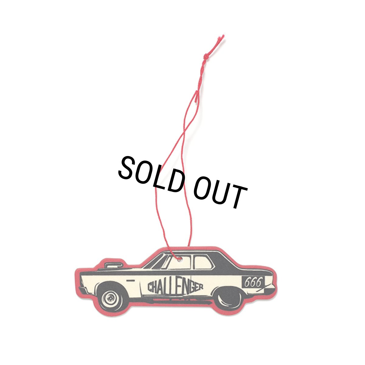 画像1: CHALLENGER/CAR TAG（RED/Lemon）［エアフレッシュナー-23秋冬］ (1)