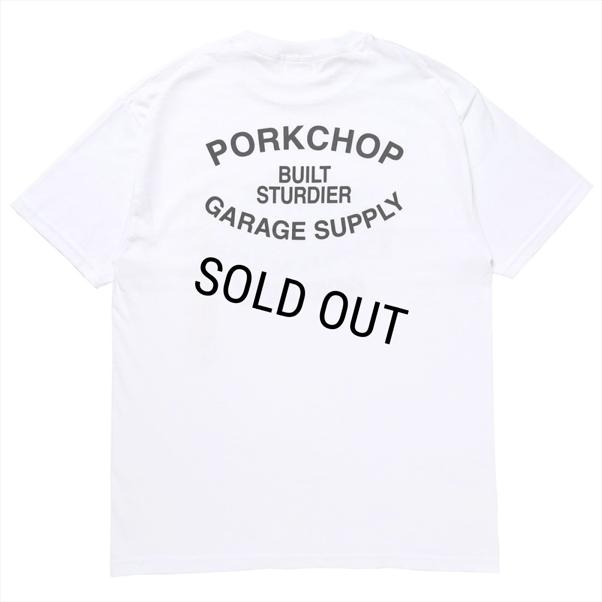 画像2: PORKCHOP/WILD PORK TEE（WHITE）［プリントT-23秋冬］ (2)