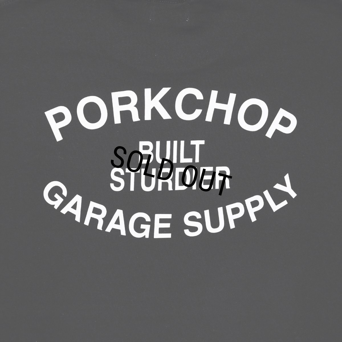 画像4: PORKCHOP/WILD PORK TEE（BLACK）［プリントT-23秋冬］ (4)