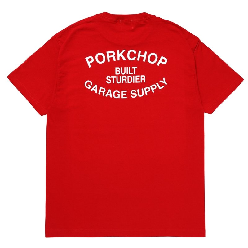 画像2: PORKCHOP/WILD PORK TEE（RED）［プリントT-23秋冬］
