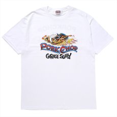画像1: PORKCHOP/WILD PORK TEE（WHITE）［プリントT-23秋冬］ (1)
