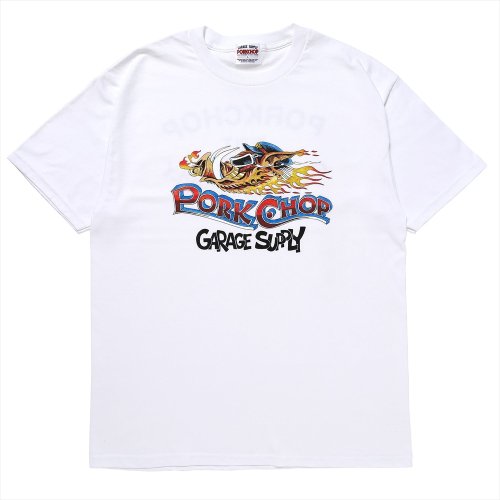 他の写真1: PORKCHOP/WILD PORK TEE（WHITE）［プリントT-23秋冬］