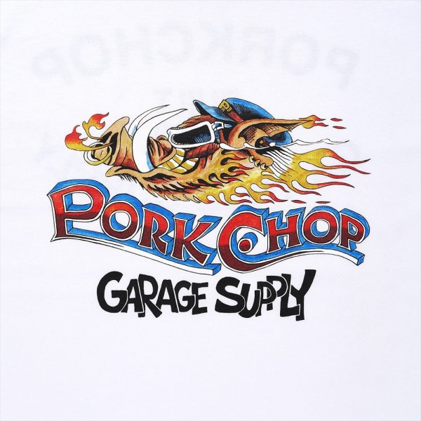 画像3: PORKCHOP/WILD PORK TEE（WHITE）［プリントT-23秋冬］